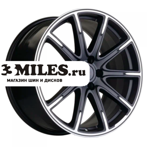 Диск 8.5x19 5x112 ET38 D66.6 Khomen Wheels ORG1903 (MB A/C/E/S Class) Black matt-FP