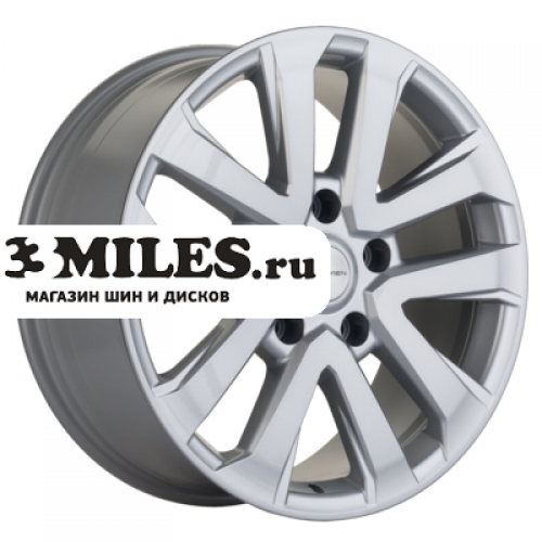 Диск 8.5x20 5x150 ET45 D110.1 Khomen Wheels KHW2003 (LC200/LC100) Brilliant Silver