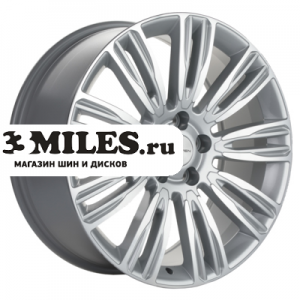 Диск 8.5x20 5x108 ET45 D63.4 Khomen Wheels KHW2004 (Velar) Brilliant Silver-FP