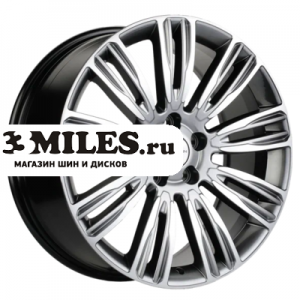 Диск 8.5x20 5x108 ET45 D63.4 Khomen Wheels KHW2004 (Velar) Dark Chrome-FP