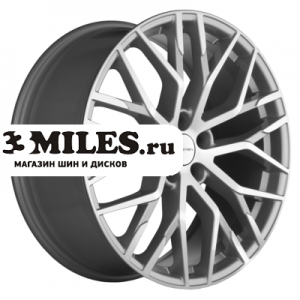 Диск 8.5x20 5x112 ET48 D66.6 Khomen Wheels KHW2005 (Mers R) Brilliant Silver-FP