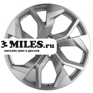 Диск 8.5x20 5x112 ET33 D66.6 Khomen Wheels KHW2006 (Touareg) Brilliant Silver