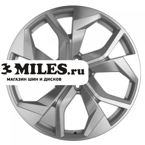 Диск 8.5x20 5x112 ET33 D66.6 Khomen Wheels KHW2006 (Touareg) Brilliant Silver