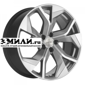 Диск 8.5x20 5x112 ET20 D66.5 Khomen Wheels KHW2006 (Q8) Brilliant Silver-FP