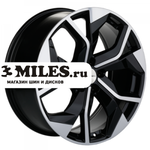 Диск 8.5x20 5x114.3 ET30 D60.1 Khomen Wheels KHW2006 (RX) Black-FP