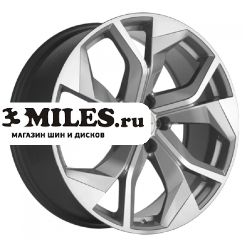 Диск 8.5x20 5x114.3 ET30 D60.1 Khomen Wheels KHW2006 (RX) Brilliant Silver-FP