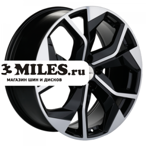 Диск 8.5x20 5x114.3 ET35 D67.1 Khomen Wheels KHW2006 (СX-7/SantaFe) Black-FP