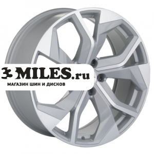 Диск 8.5x20 5x112 ET33 D66.6 Khomen Wheels KHW2006 (Touareg) Brilliant Silver-FP