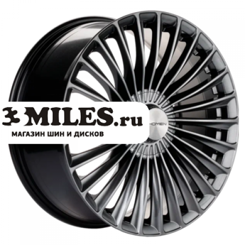 Диск 8.5x20 5x112 ET38 D66.6 Khomen Wheels KHW2008 (Turbo II S-class) Dark Chrome
