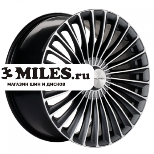 Диск 8.5x20 5x112 ET38 D66.6 Khomen Wheels KHW2008 (Turbo II S-class) Gray-FP Matt
