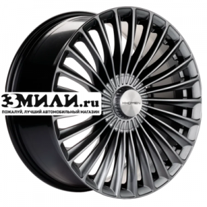 Диск 9.5x20 5x112 ET38 D66.6 Khomen Wheels KHW2008 (Turbo II S-class) Dark Chrome