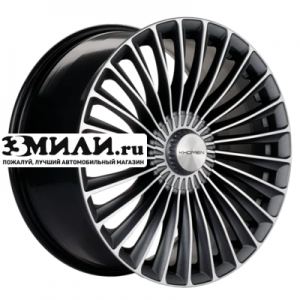 Диск 9.5x20 5x112 ET38 D66.6 Khomen Wheels KHW2008 (Turbo II S-class) Gray-FP Matt