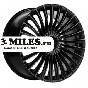 Диск 8.5x20 5x112 ET38 D66.6 Khomen Wheels KHW2008 (Turbo II S-class) Black
