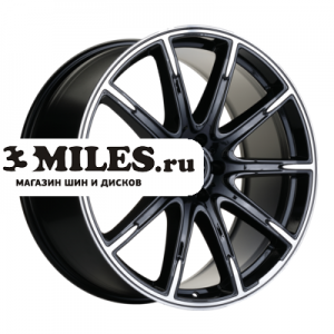 Диск 10.5x21 5x112 ET45 D66.6 Khomen Wheels KHW2102 (GLS/GLE) Black-FP