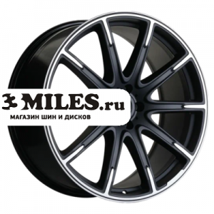 Диск 10.5x21 5x112 ET45 D66.6 Khomen Wheels KHW2102 (GLS/GLE) Black-FP matt