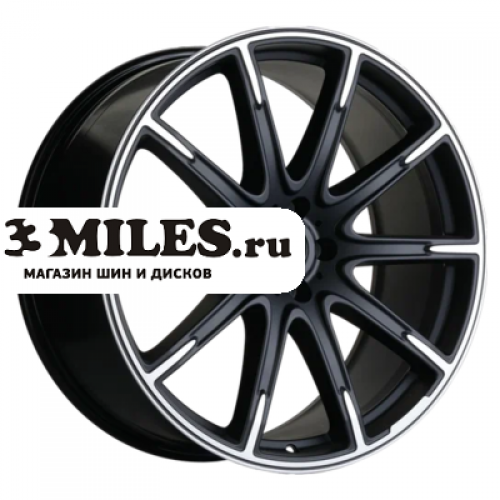 Диск 10.5x21 5x112 ET45 D66.6 Khomen Wheels KHW2102 (GLS/GLE) Black-FP matt