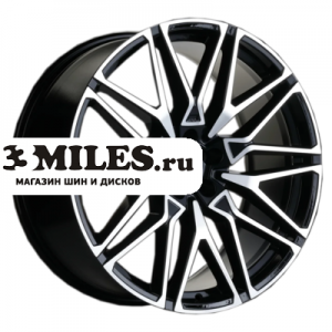 Диск 9.5x21 5x112 ET31 D66.6 Khomen Wheels KHW2103 (Q7/Touareg) Black-FP