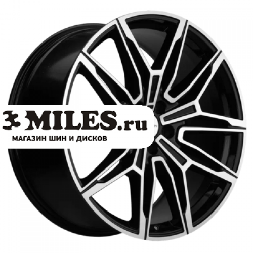 Диск 11x21 5x112 ET43 D66.6 Khomen Wheels KHW2105 (X5/X6/X7 осн.) Black-FP