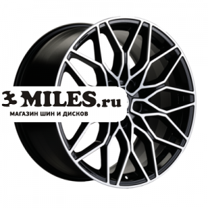 Диск 8.5x19 5x112 ET30 D66.6 Khomen Wheels ORG1903 (3/4/5/6 series) Black-FP