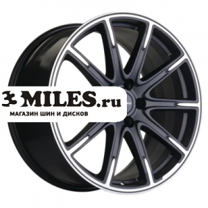 Диск 8.5x19 5x112 ET46 D66.6 Khomen Wheels ORG1903 (MB A/C/E/S Class) Black matt-FP