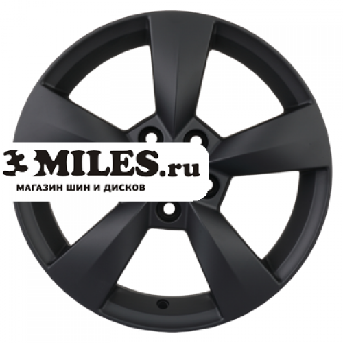 Диск 6x15 5x100 ET43 D57.1 Khomen Wheels KHW1504 (Fabia) Black matt