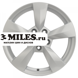 Диск 6x15 5x100 ET43 D57.1 Khomen Wheels KHW1504 (Fabia) F-Silver