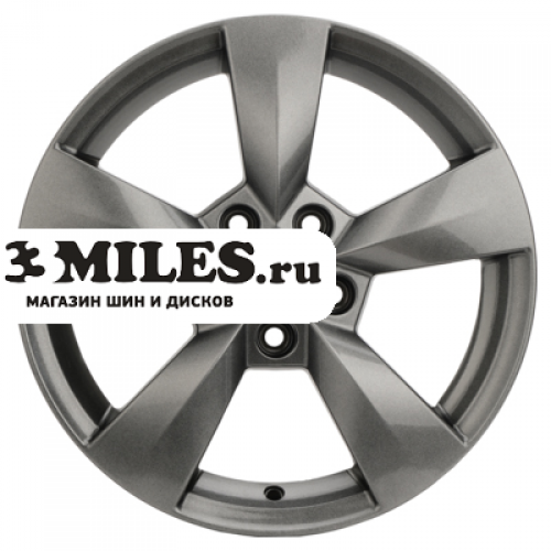 Диск 6x15 5x100 ET43 D57.1 Khomen Wheels KHW1504 (Fabia) G-Silver