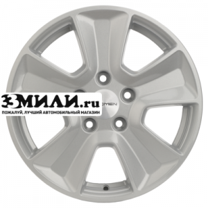 Диск 6.5x16 5x114.3 ET50 D66.1 Khomen Wheels KHW1601 (Duster) F-Silver