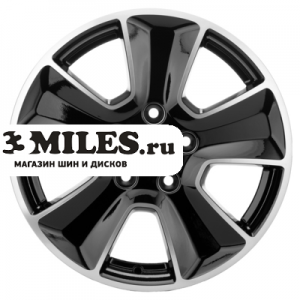 Диск 6.5x16 5x114.3 ET50 D67.1 Khomen Wheels KHW1601 (Ceed) Black-FP