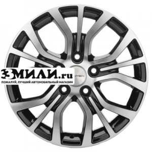 Диск 6.5x16 5x114.3 ET45 D60.1 Khomen Wheels KHW1608 (Grand Vitara) Black-FP