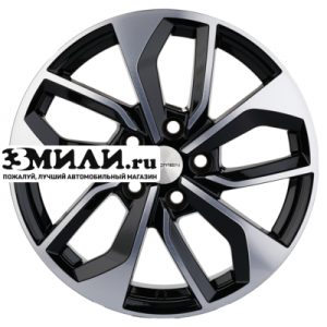 Диск 7x17 5x112 ET40 D57.1 Khomen Wheels KHW1703 (Tiguan) Black-FP