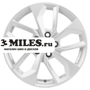 Диск 7x17 5x112 ET43 D57.1 Khomen Wheels KHW1703 (Tiguan) F-Silver