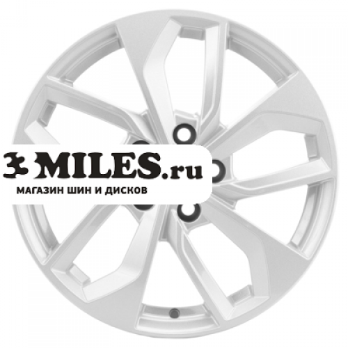 Диск 7x17 5x112 ET43 D57.1 Khomen Wheels KHW1703 (Tiguan) F-Silver