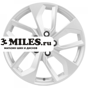 Диск 7x17 5x112 ET46 D66.6 Khomen Wheels KHW1703 (A4) F-Silver