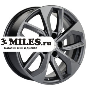 Диск 7x17 5x114.3 ET45 D66.1 Khomen Wheels KHW1703 (Teana/X-trail) Gray