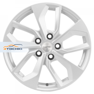 Диск 7x17 5x114.3 ET45 D67.1 Khomen Wheels KHW1703 (CX-5/i40/X-Trail) F-Silver