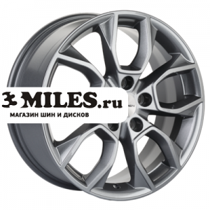 Диск 7x17 5x112 ET45 D57.1 Khomen Wheels KHW1713 (Karoq) Gray