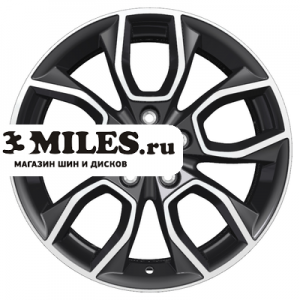 Диск 7x17 5x112 ET40 D57.1 Khomen Wheels KHW1713 (Kodiaq) Black-FP