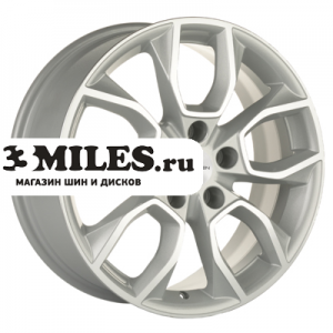 Диск 7x17 5x112 ET40 D57.1 Khomen Wheels KHW1713 (Kodiaq) F-Silver-FP