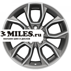 Диск 7x17 5x112 ET40 D57.1 Khomen Wheels KHW1713 (Kodiaq) Gray-FP