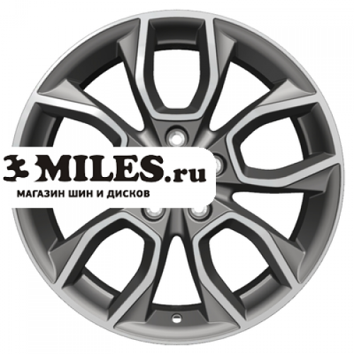 Диск 7x17 5x112 ET40 D57.1 Khomen Wheels KHW1713 (Kodiaq) Gray-FP