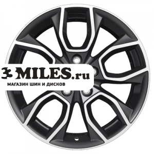 Диск 7x17 5x114.3 ET40 D66.1 Khomen Wheels KHW1713 (Qashqai) Black-FP