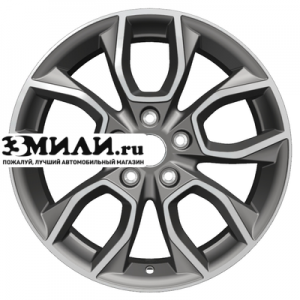 Диск 7x17 5x114.3 ET47 D67.1 Khomen Wheels KHW1713 (SantaFe) Gray-FP