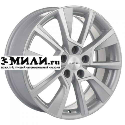 Диск 7x18 5x114.3 ET35 D60.1 Khomen Wheels KHW1802 (Changan/Geely/Lexus/Suzuki/Toyota) F-Silver-FP