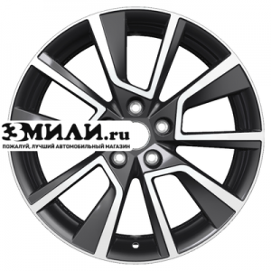 Диск 7x18 5x114.3 ET35 D66.1 Khomen Wheels KHW1802 (Kaleos) Black-FP