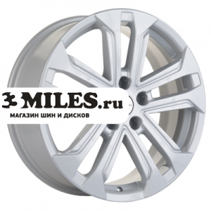 Диск 7x18 5x112 ET45 D57.1 Khomen Wheels KHW1802 (Karoq) F-Silver