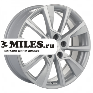 Диск 7x18 5x112 ET45 D57.1 Khomen Wheels KHW1802 (Karoq) F-Silver-FP