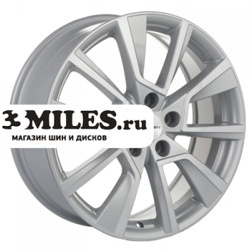 Диск 7x18 5x112 ET45 D57.1 Khomen Wheels KHW1802 (Karoq) F-Silver-FP