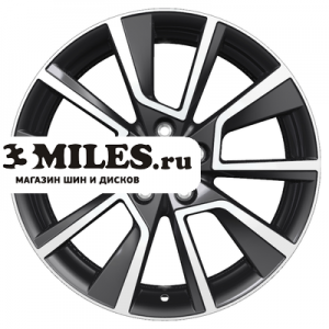 Диск 7x18 5x114.3 ET38 D67.1 Khomen Wheels KHW1802 (Outlander) Black-FP