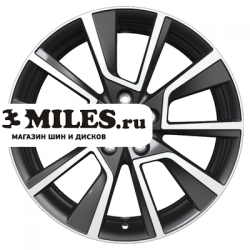 Диск 7x18 5x114.3 ET38 D67.1 Khomen Wheels KHW1802 (Outlander) Black-FP